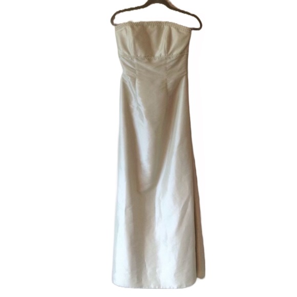 strapless homecoming/prom dress ✨beaded bust detail✨size 10 - Picture 5 of 9